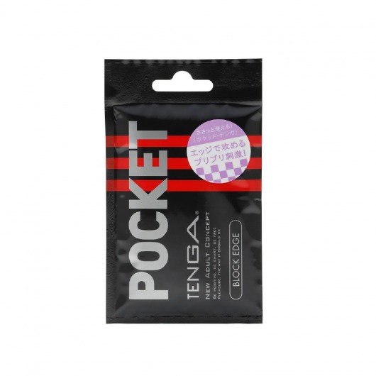 Карманный мастурбатор BLOCK EDGE - Tenga - в Братске купить с доставкой