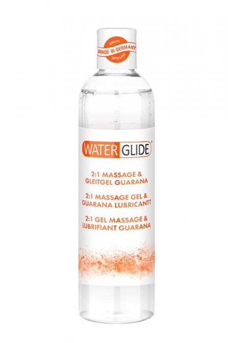 Гель-смазка 2-в-1 MASSAGE   LUBRICANT GUARANA - 300 мл. - Waterglide - купить с доставкой в Братске