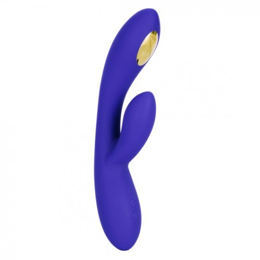 Фиолетовый вибратор с функцией электростимуляции Intimate E-Stimulator Dual Wand - 21,5 см. - California Exotic Novelties - купить с доставкой в Братске