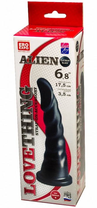 Насадка для трусиков харнесс Alien - 17,5 см. - LOVETOY (А-Полимер) - купить с доставкой в Братске