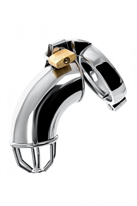 Серебристый мужской пояс верности TOYFA Metal - ToyFa - купить с доставкой в Братске