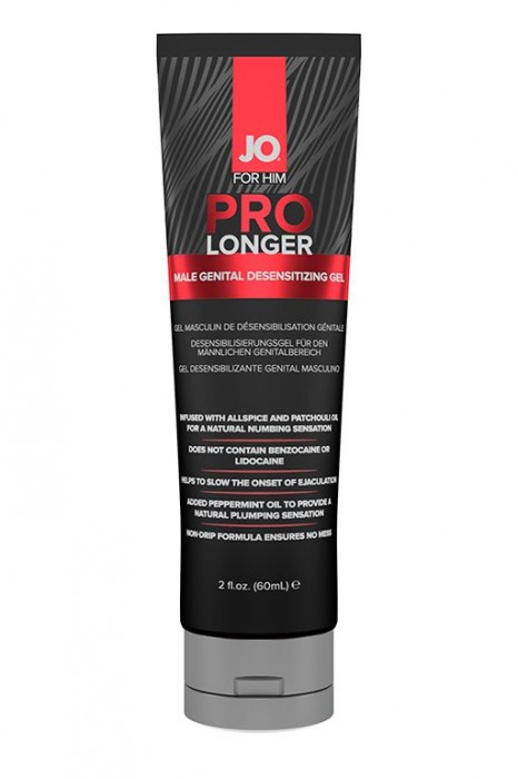 Гель-пролонгатор умеренного действия для мужчин JO Prolonger Gel – 60 мл. - System JO - купить с доставкой в Братске