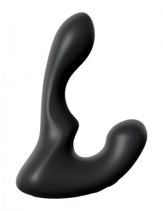 Черный анальный вибростимулятор P-Spot Milker - 14 см. - Pipedream - в Братске купить с доставкой