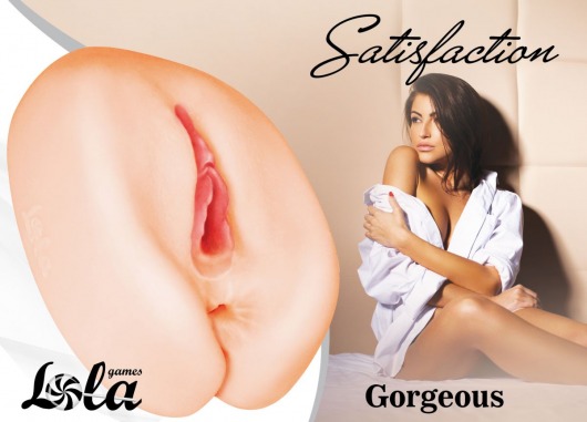 Мастурбатор с 2 тоннелями Satisfaction Gorgeous - Lola Games - в Братске купить с доставкой