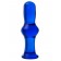 Голубая стеклянная анальная втулка - 12 см. - Sexus в Братске Голубая стеклянная анальная втулка - 12 см. - Sexus