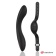 Черный вибратор с пультом-часами Anne s Desire Curve G-Spot Vibe Wireless Watchme - 20,5 см. - DreamLove купить в Братске с доставкой в Orgasmix.ru Черный вибратор с пультом-часами Anne s Desire Curve G-Spot Vibe Wireless Watchme - 20,5 см. - DreamLove