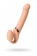 Телесный безремневой вибрострапон Vibrating Bendable Strap-On L - Strap-on-me - купить с доставкой в Братске