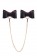 Черно-красный бондажный набор Bow-tie - ToyFa - купить с доставкой в Братске