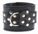 Чёрные наручники из кожи с пряжкой - БДСМ Арсенал - купить с доставкой в Братске Чёрные наручники из кожи с пряжкой - БДСМ Арсенал - купить с доставкой в Братске