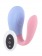 Двухцветный вибростимулятор для пар с пультом ДУ - Свободный ассортимент купить в Братске с доставкой в Orgasmix.ru Двухцветный вибростимулятор для пар с пультом ДУ - Свободный ассортимент