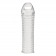 Текстурированная насадка на пенис Clear Textured Penis Enhancing Sleeve Extension - 16,5 см. - BlueLine - в Братске купить с доставкой