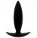 Чёрная мини-пробка для анальной стимуляции BOOTYFUL ANAL PLUG XTRA SMALL BLACK - 9 см. - Dream Toys в Братске Чёрная мини-пробка для анальной стимуляции BOOTYFUL ANAL PLUG XTRA SMALL BLACK - 9 см. - Dream Toys